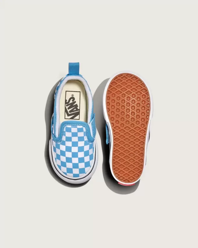Scarpa classica slip-on a scacchiera per bambini Scarpa classica slip-on a scacchiera per bambini