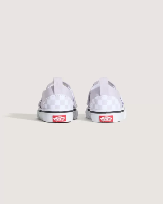 Scarpa classica slip-on a scacchiera per bambini Scarpa classica slip-on a scacchiera per bambini