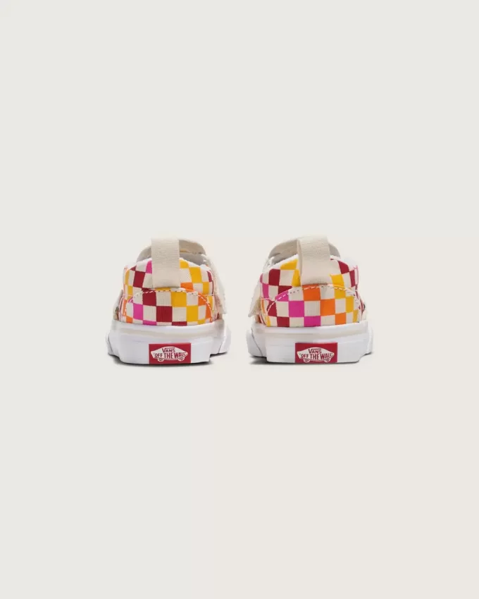 Scarpa classica slip-on a scacchiera per bambini Scarpa classica slip-on a scacchiera per bambini