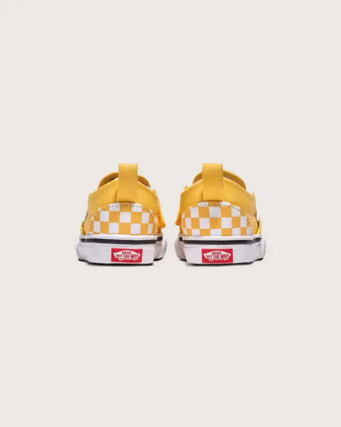 Scarpa classica slip-on a scacchiera per bambini Scarpa classica slip-on a scacchiera per bambini