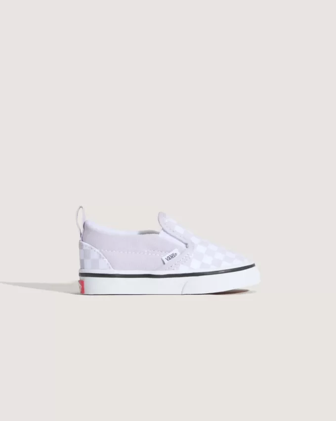 Scarpa classica slip-on a scacchiera per bambini Scarpa classica slip-on a scacchiera per bambini