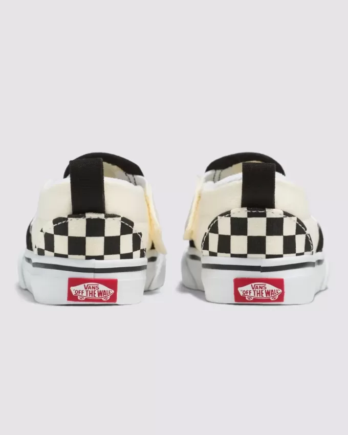 Scarpa classica slip-on a scacchiera per bambini Scarpa classica slip-on a scacchiera per bambini