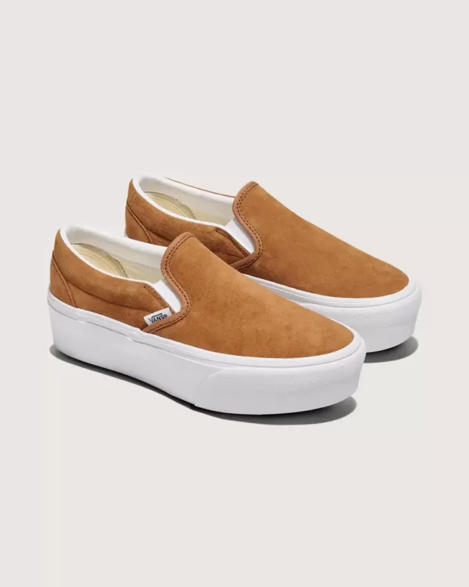 Scarpa classica slip-on con plateau Scarpa classica slip-on con plateau