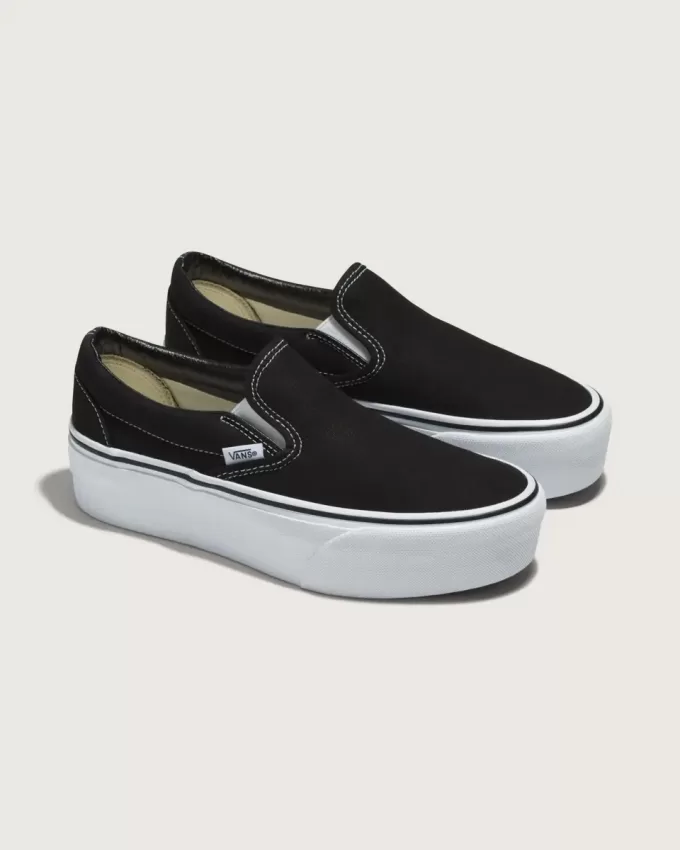 Scarpa classica slip-on con plateau Scarpa classica slip-on con plateau