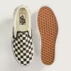 Scarpa classica slip-on con plateau a scacchi Scarpa classica slip-on con plateau a scacchi