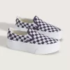 Scarpa classica slip-on con plateau e motivo a scacchi Scarpa classica slip-on con plateau e motivo a scacchi