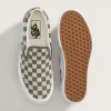 Scarpa classica slip-on con plateau e motivo a scacchi Scarpa classica slip-on con plateau e motivo a scacchi