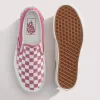 Scarpa classica slip-on con plateau e motivo a scacchi Scarpa classica slip-on con plateau e motivo a scacchi