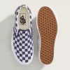 Scarpa classica slip-on con plateau e motivo a scacchi Scarpa classica slip-on con plateau e motivo a scacchi