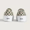 Scarpa classica slip-on con plateau e motivo a scacchi Scarpa classica slip-on con plateau e motivo a scacchi