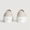 Scarpa classica slip-on con plateau e motivo a scacchi Scarpa classica slip-on con plateau e motivo a scacchi