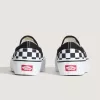 Scarpa classica slip-on con plateau e motivo a scacchi Scarpa classica slip-on con plateau e motivo a scacchi