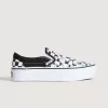 Scarpa classica slip-on con plateau e motivo a scacchi Scarpa classica slip-on con plateau e motivo a scacchi
