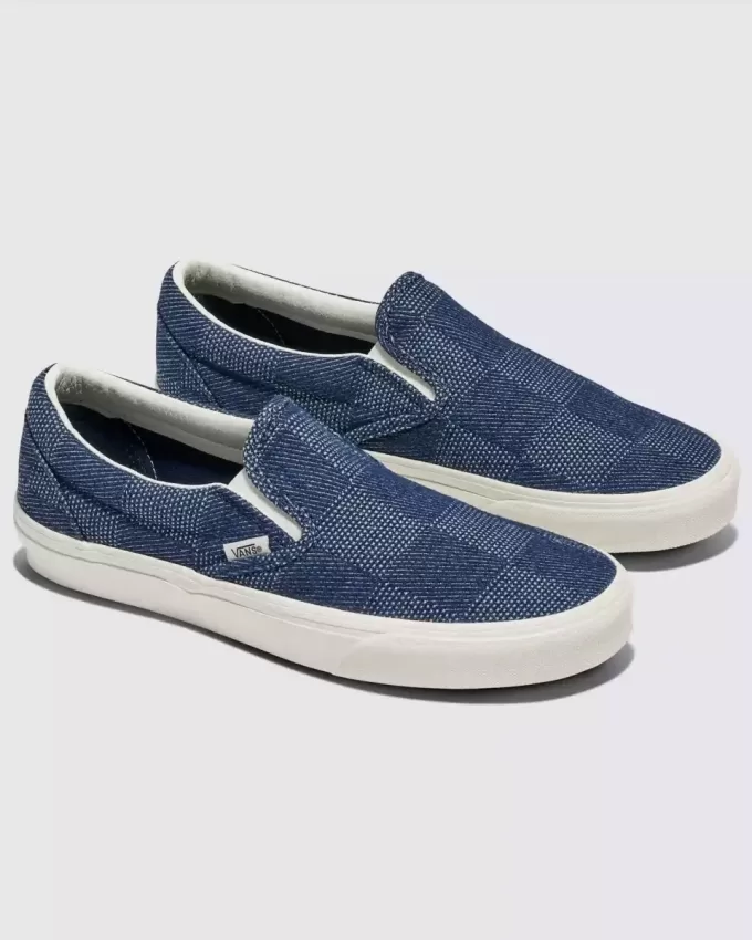 Scarpa classica slip-on in denim Scarpa classica slip-on in denim