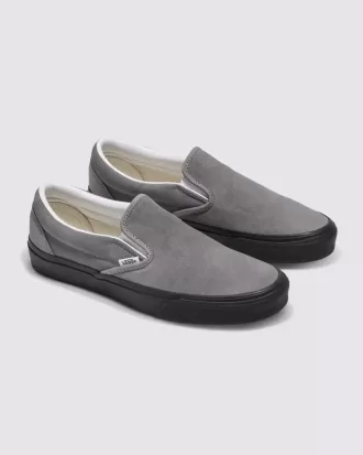 Scarpa classica slip-on in pelle scamosciata Customs