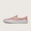 Scarpa classica slip-on in raso a scacchi Scarpa classica slip-on in raso a scacchi
