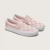 Scarpa classica slip-on in raso a scacchi Scarpa classica slip-on in raso a scacchi
