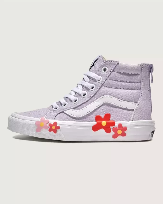 Scarpa con fiori Sk8-Hi-Zip per bambini piccoli Scarpa con fiori Sk8-Hi-Zip per bambini piccoli