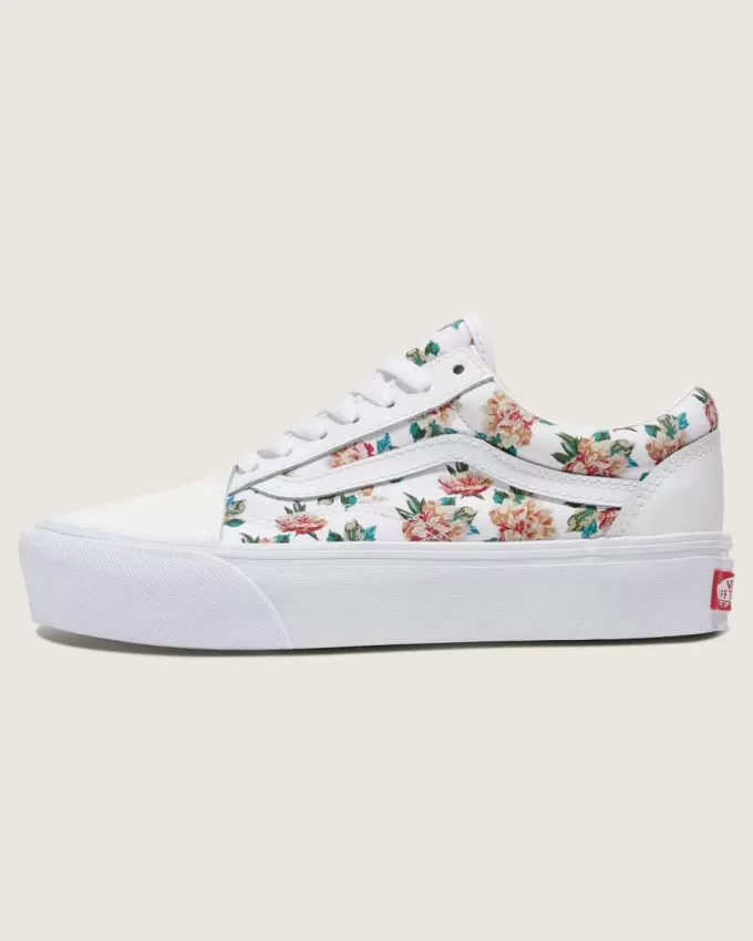 Scarpa con plateau Old Skool personalizzata Scarpa con plateau Old Skool personalizzata