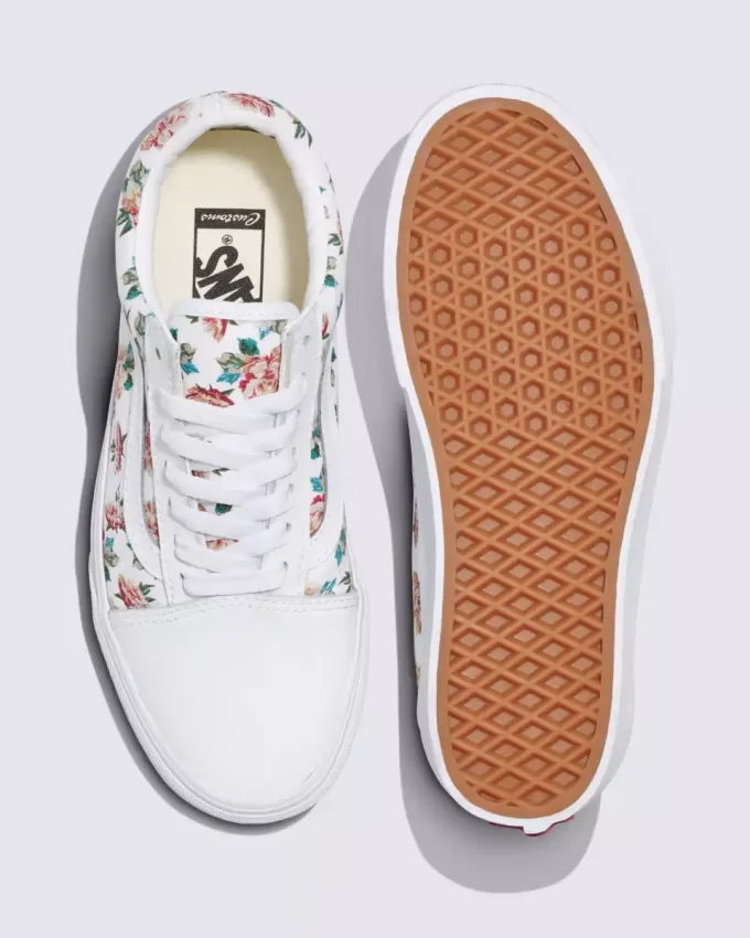 Scarpa con plateau Old Skool personalizzata Scarpa con plateau Old Skool personalizzata