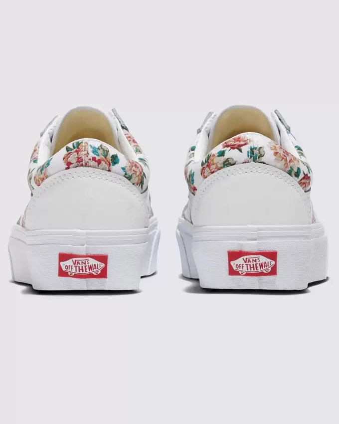 Scarpa con plateau Old Skool personalizzata Scarpa con plateau Old Skool personalizzata