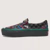 Scarpa con plateau slip-on classica personalizzata per Halloween Scarpa con plateau slip-on classica personalizzata per Halloween