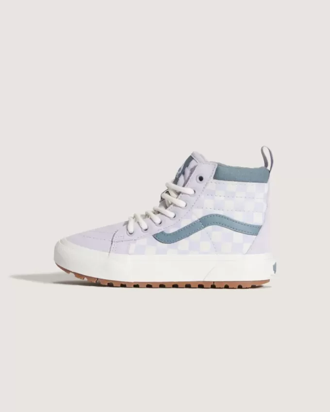 Scarpa da bambino Sk8-Hi resistente all’acqua a scacchiera