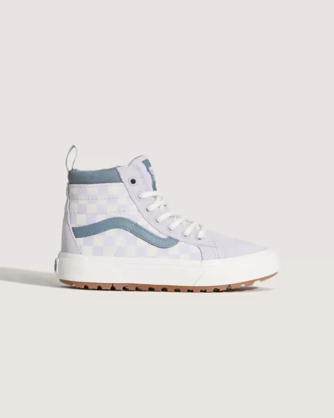 Scarpa da bambino Sk8-Hi resistente all’acqua a scacchiera