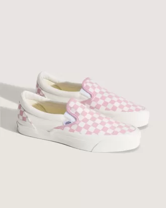 Scarpa da ginnastica classica premium slip-on a scacchi