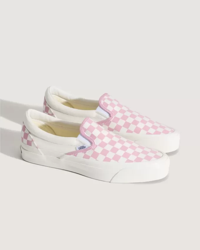 Scarpa da ginnastica classica premium slip-on a scacchi