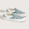 Scarpa da ginnastica classica premium slip-on a scacchi