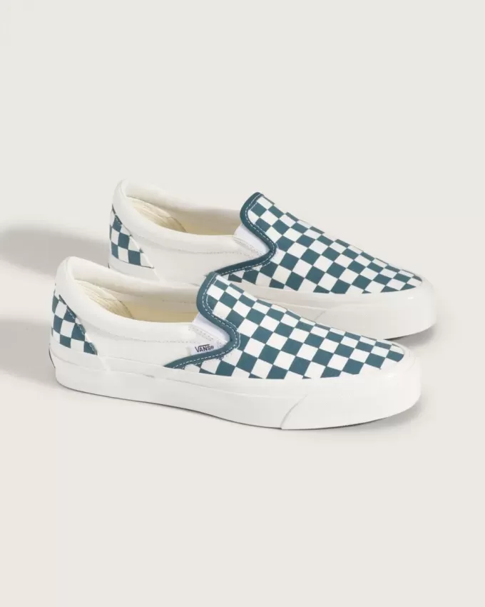 Scarpa da ginnastica classica premium slip-on a scacchi