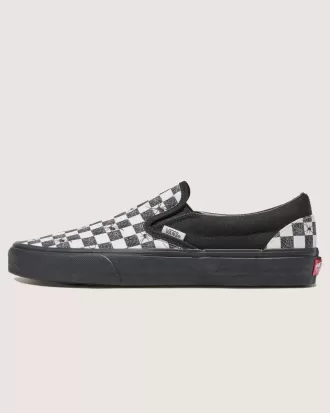 Scarpa da ginnastica classica slip-on a scacchiera di Halloween Customs
