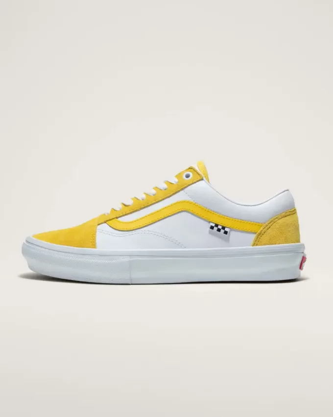 Scarpa in pelle Customs Skate Old Skool Scarpa in pelle Customs Skate Old Skool