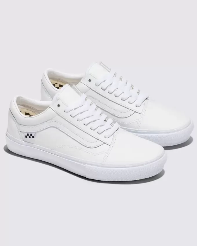 Scarpa in pelle Customs Skate Old Skool Scarpa in pelle Customs Skate Old Skool
