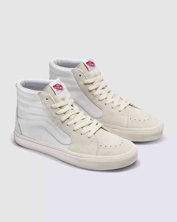 Scarpa in pelle Sk8-Hi personalizzata Scarpa in pelle Sk8-Hi personalizzata