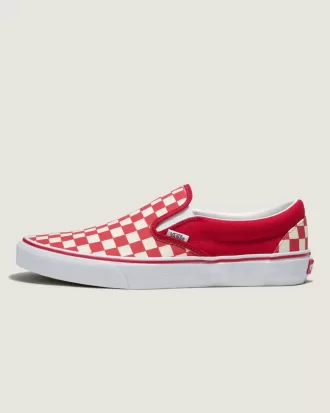Scarpa larga slip-on classica a scacchiera Customs