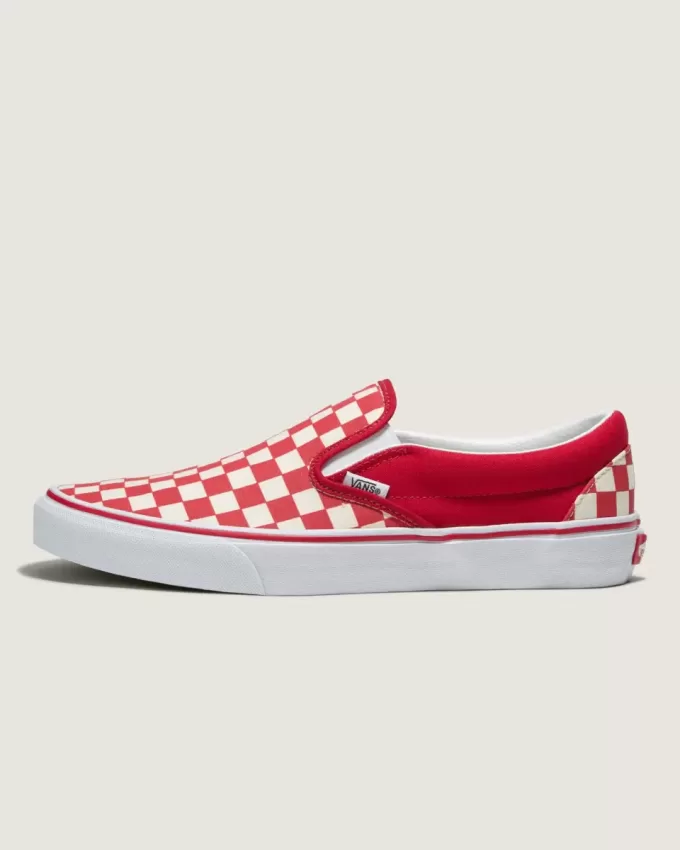 Scarpa larga slip-on classica a scacchiera Customs Scarpa larga slip-on classica a scacchiera Customs