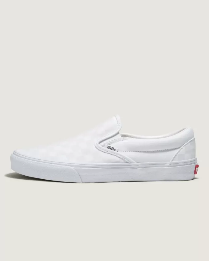 Scarpa larga slip-on classica a scacchiera Customs Scarpa larga slip-on classica a scacchiera Customs