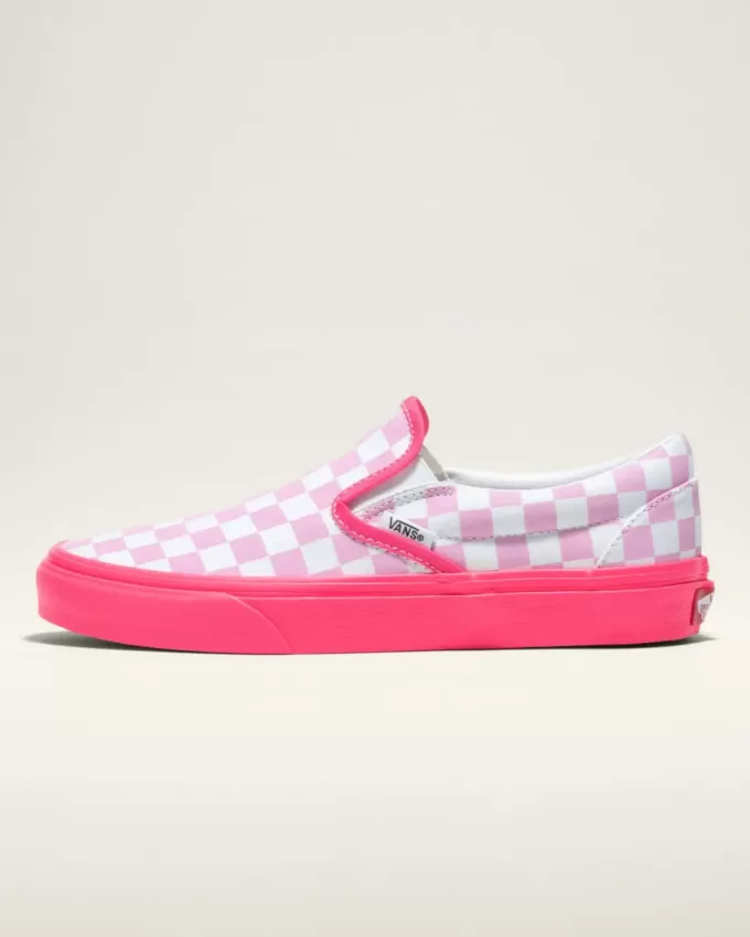 Scarpa larga slip-on classica a scacchiera Customs Scarpa larga slip-on classica a scacchiera Customs