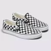 Scarpa larga slip-on classica a scacchiera Customs Scarpa larga slip-on classica a scacchiera Customs