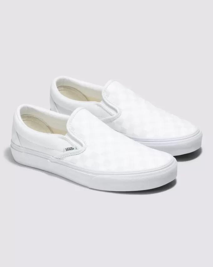 Scarpa larga slip-on classica a scacchiera Customs Scarpa larga slip-on classica a scacchiera Customs