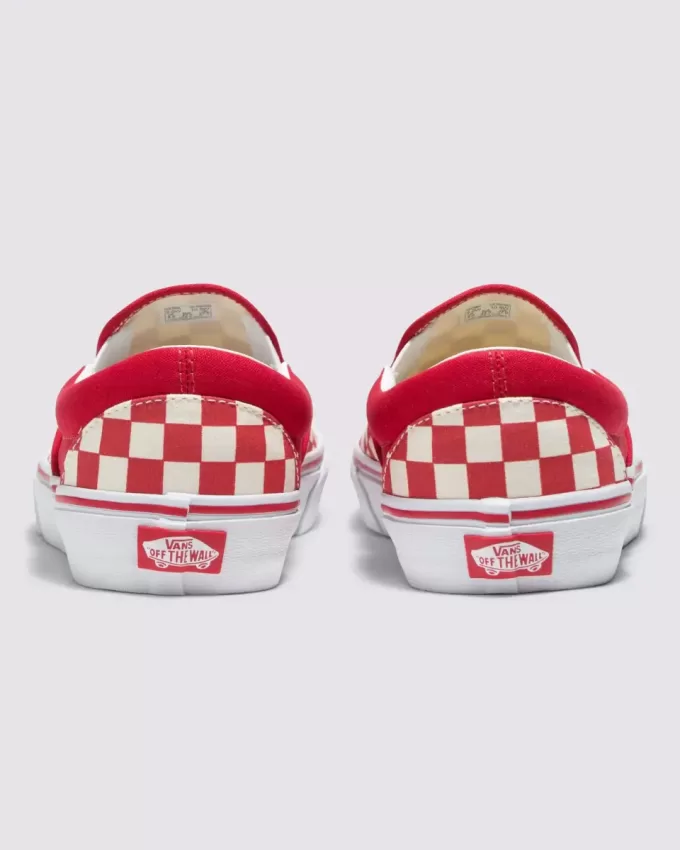 Scarpa larga slip-on classica a scacchiera Customs Scarpa larga slip-on classica a scacchiera Customs