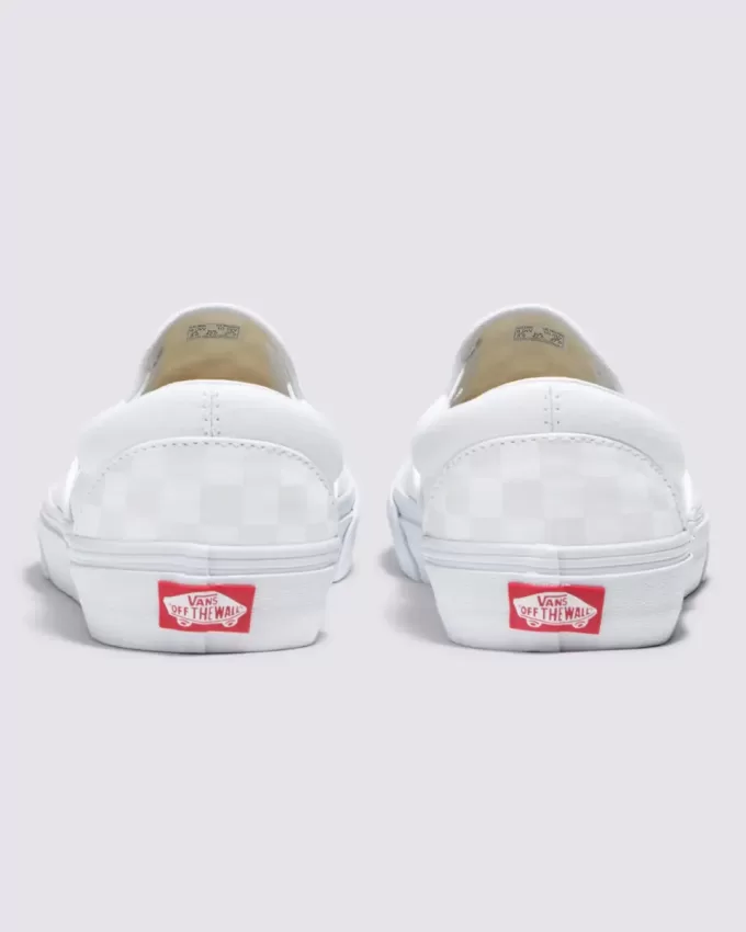 Scarpa larga slip-on classica a scacchiera Customs Scarpa larga slip-on classica a scacchiera Customs