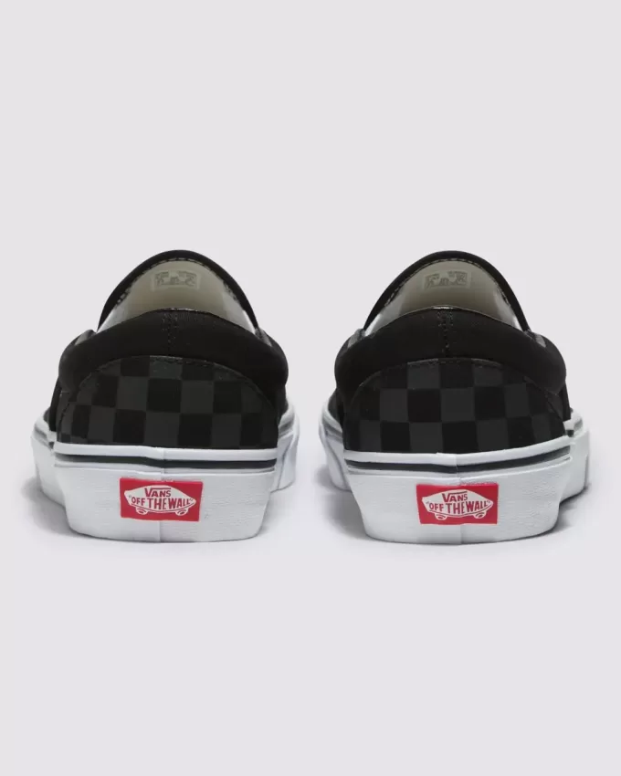 Scarpa larga slip-on classica a scacchiera Customs Scarpa larga slip-on classica a scacchiera Customs