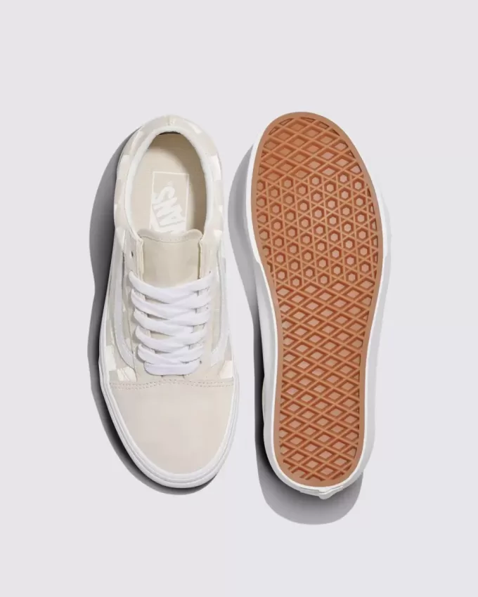 Scarpa Old Skool a scacchi in raso