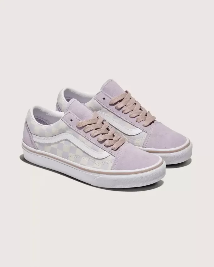 Scarpa Old Skool in pelle scamosciata a scacchi Scarpa Old Skool in pelle scamosciata a scacchi