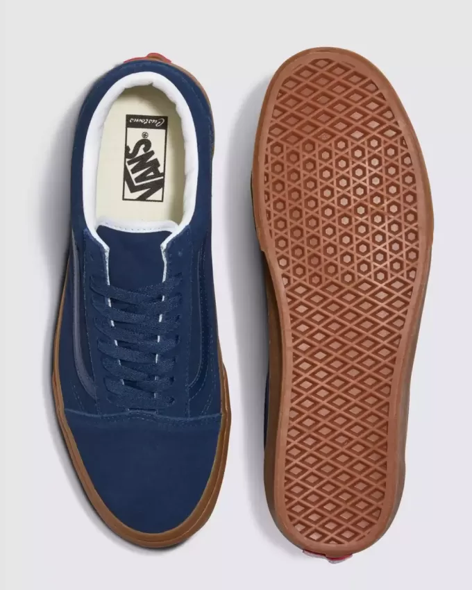 Scarpa Old Skool in pelle scamosciata personalizzata
