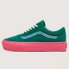 Scarpa Old Skool Platform in pelle scamosciata personalizzata Scarpa Old Skool Platform in pelle scamosciata personalizzata
