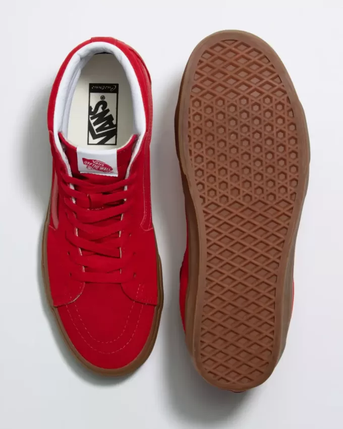 Scarpa personalizzata Sk8-Hi in pelle scamosciata Scarpa personalizzata Sk8-Hi in pelle scamosciata